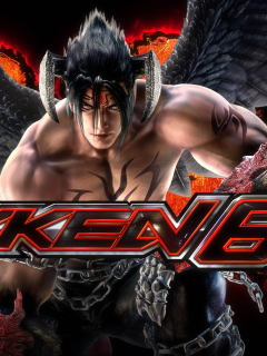 Screenshot №1 pro téma Jin Kazama - The Tekken 6 240x320