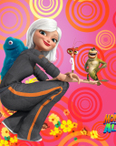 Monsters vs Aliens wallpaper 128x160