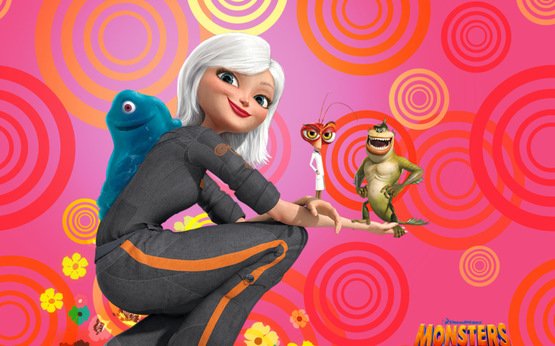 Monsters vs Aliens wallpaper 1920x1200