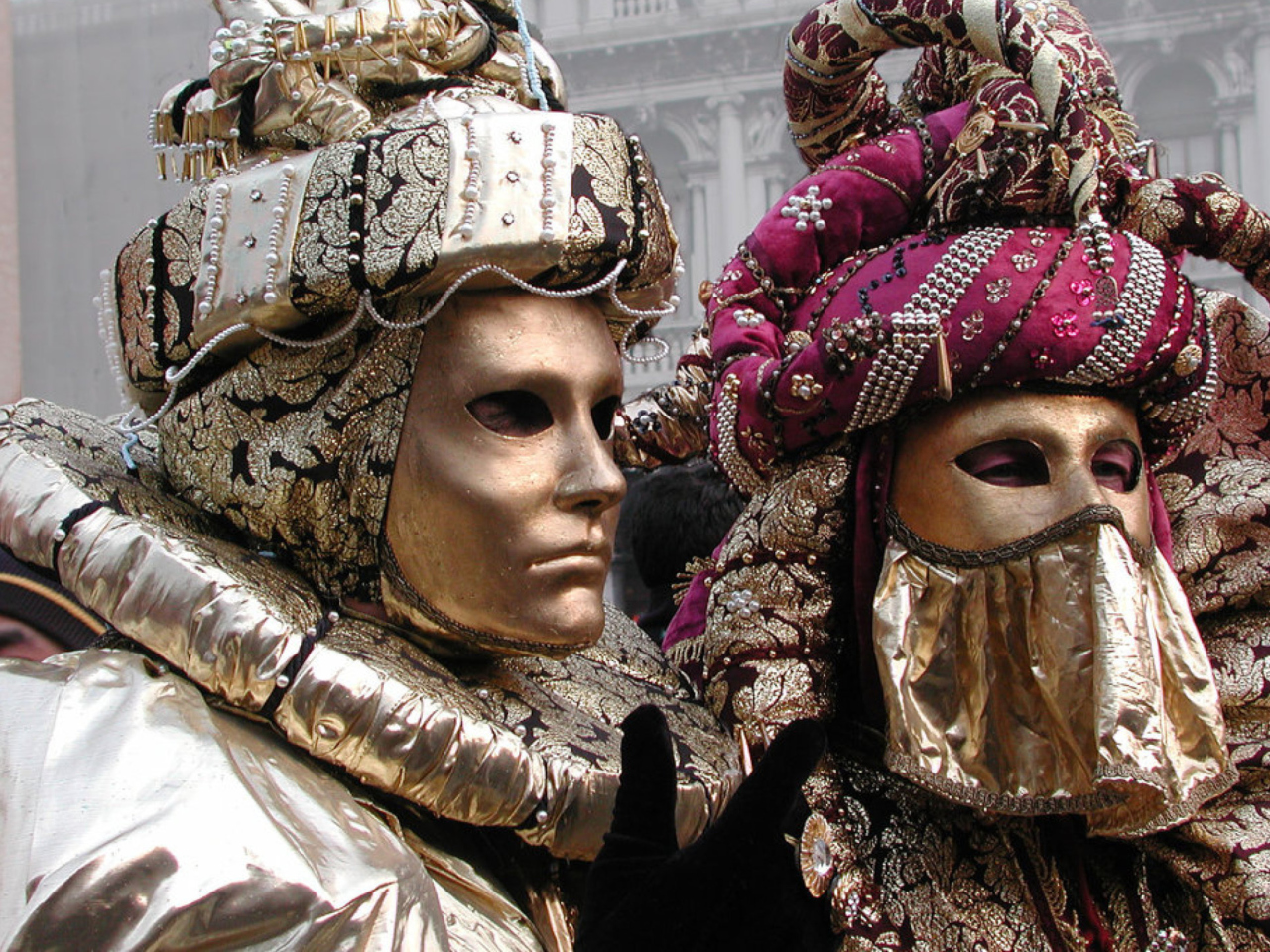 Das Venice Carnival Mask Wallpaper 1280x960