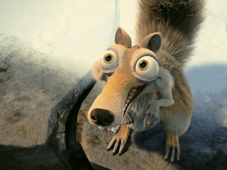 Das Scrat In Love Ice Age Wallpaper 320x240