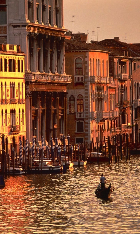 Atardecer Venecia screenshot #1 480x800