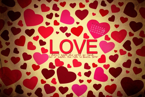 Das Love Wallpaper 480x320