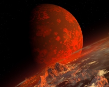 Fondo de pantalla Red Planet 220x176
