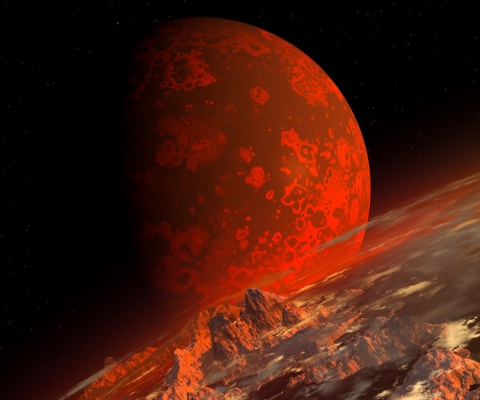 Screenshot №1 pro téma Red Planet 480x400