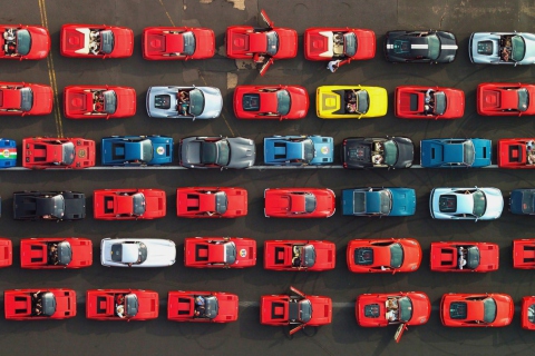 Ferrari Supercars From Above screenshot #1 480x320