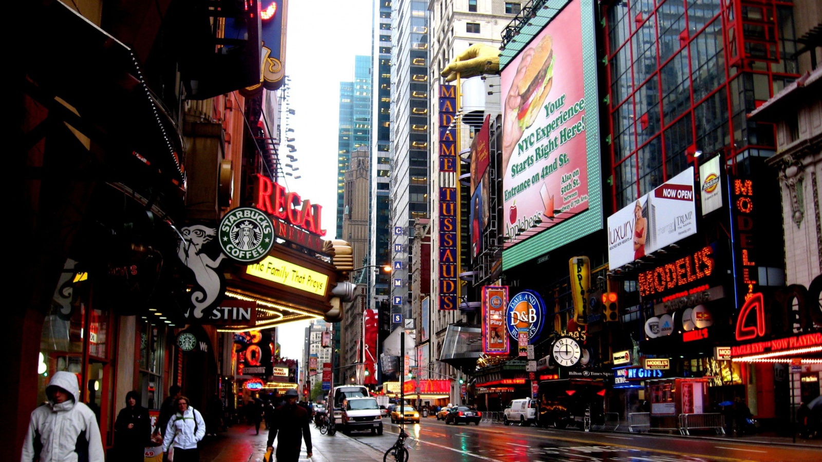 Street in Manhattan Borough, New york screenshot #1 1600x900