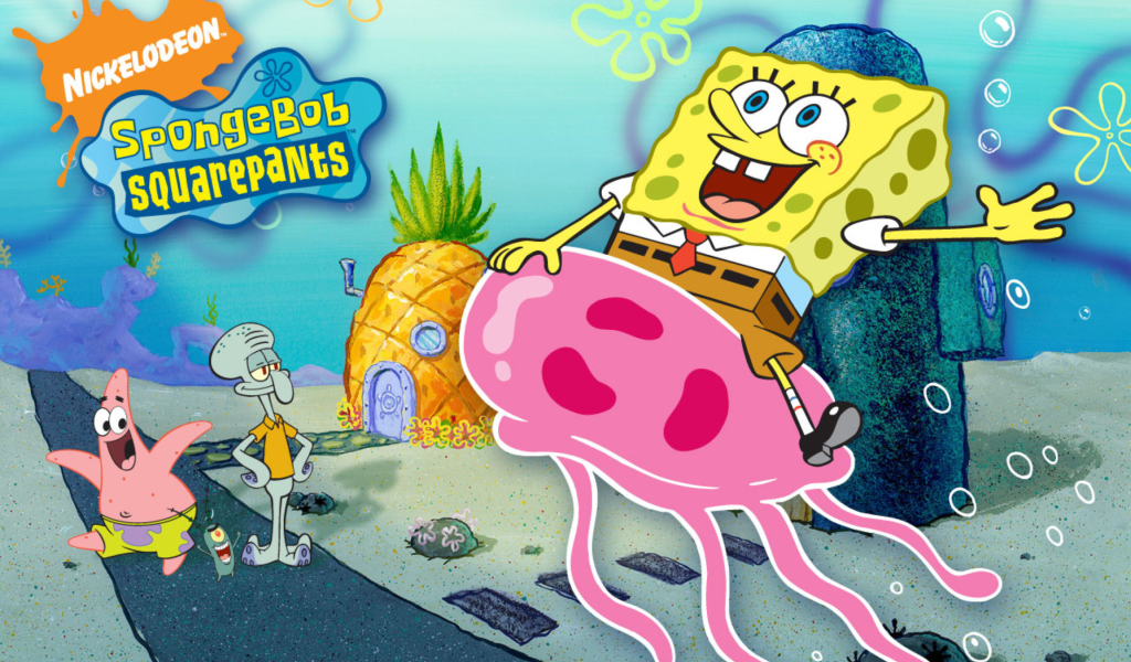 Screenshot №1 pro téma Nickelodeon Spongebob Squarepants 1024x600