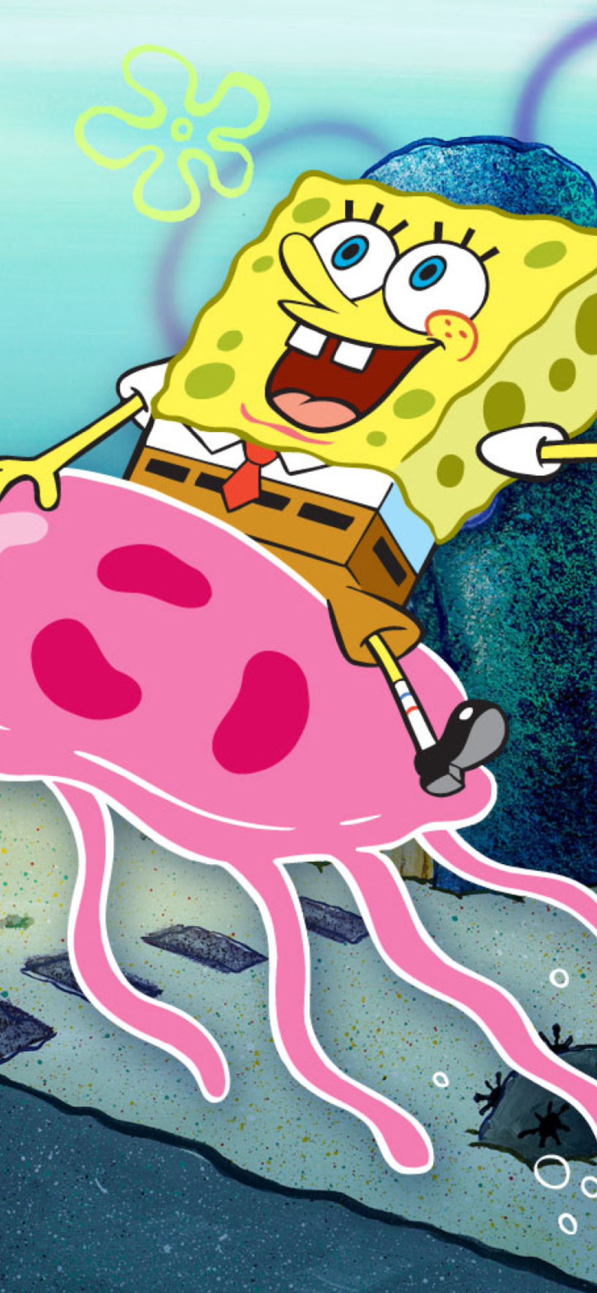 Fondo de pantalla Nickelodeon Spongebob Squarepants 1170x2532