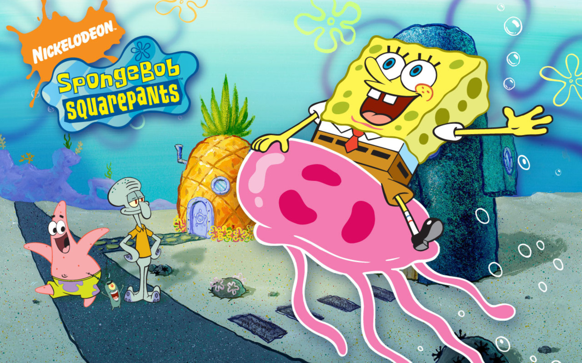 Screenshot №1 pro téma Nickelodeon Spongebob Squarepants 1920x1200