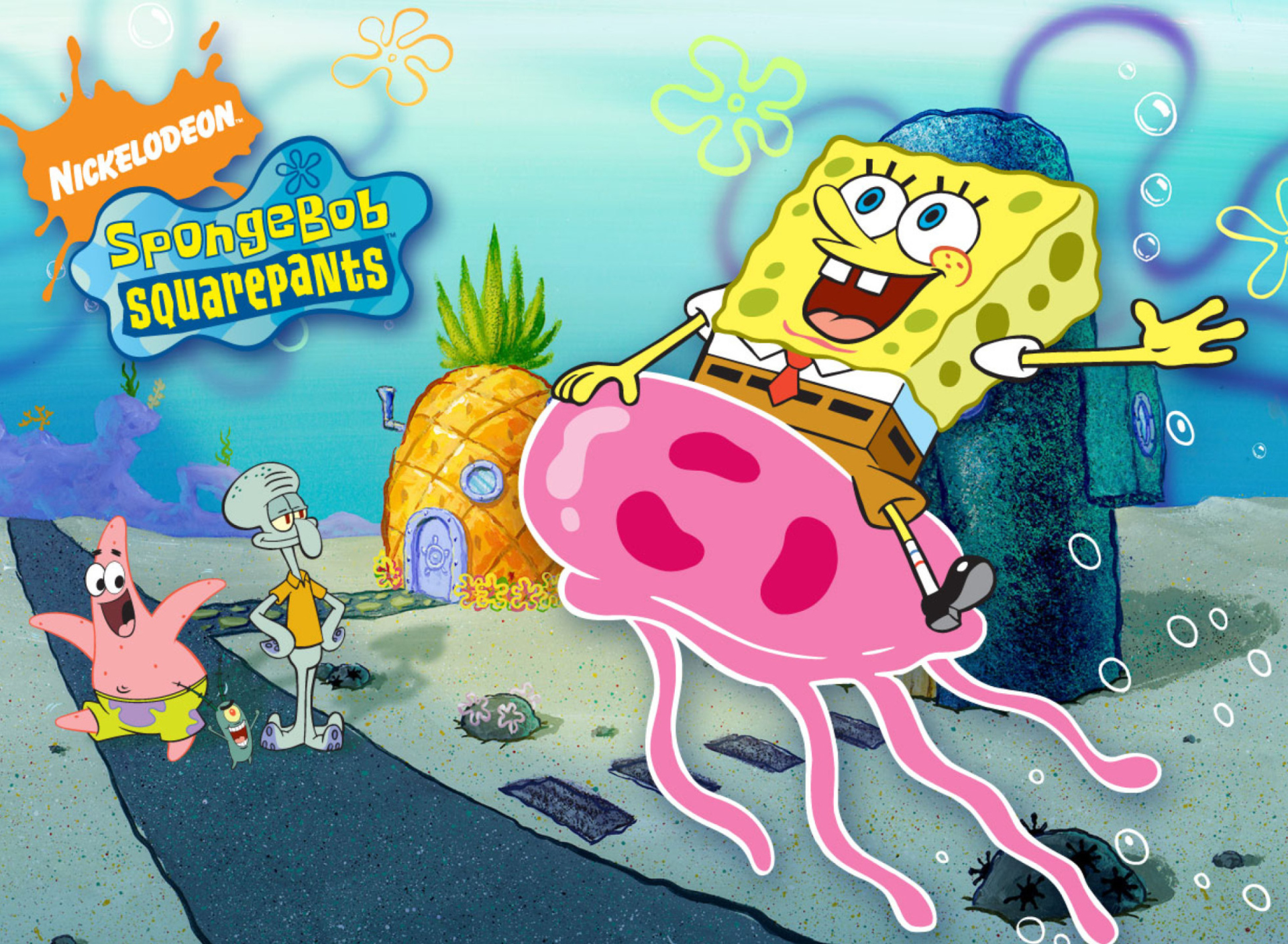 Das Nickelodeon Spongebob Squarepants Wallpaper 1920x1408