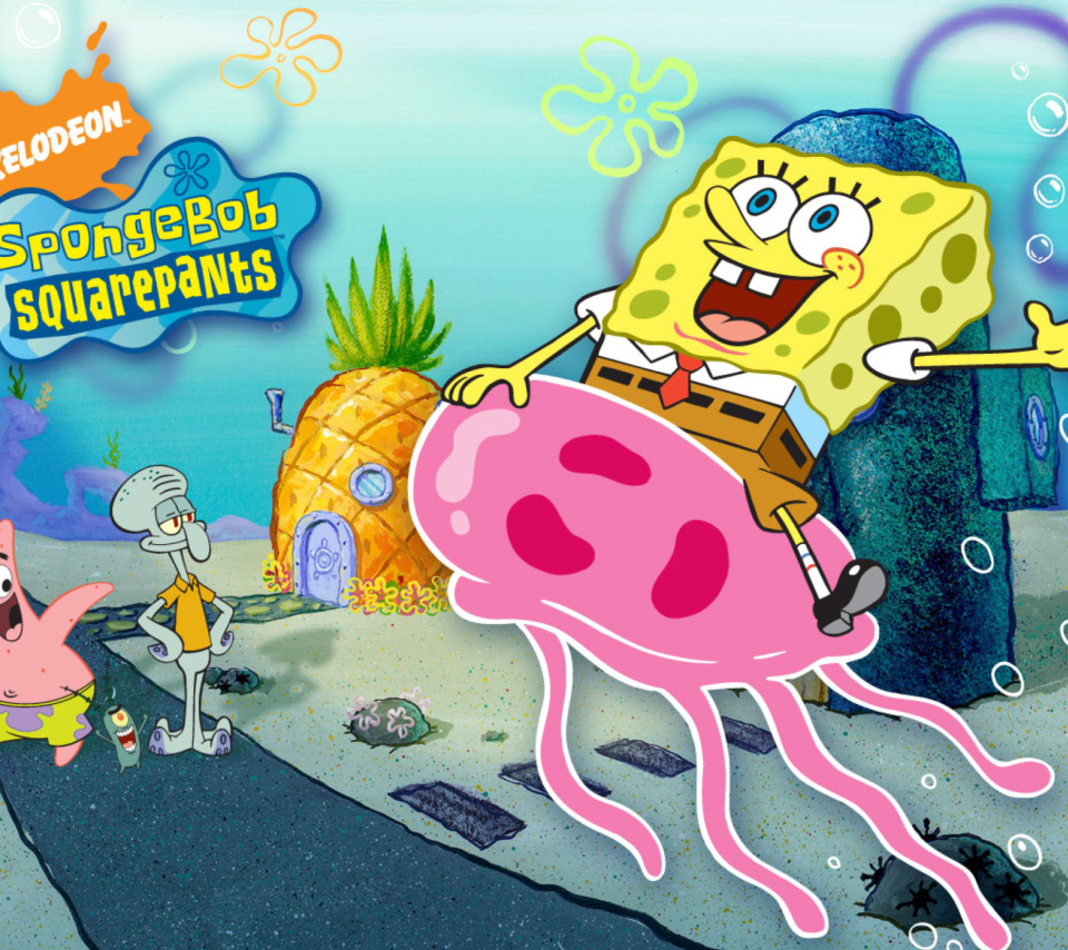 Das Nickelodeon Spongebob Squarepants Wallpaper 960x854