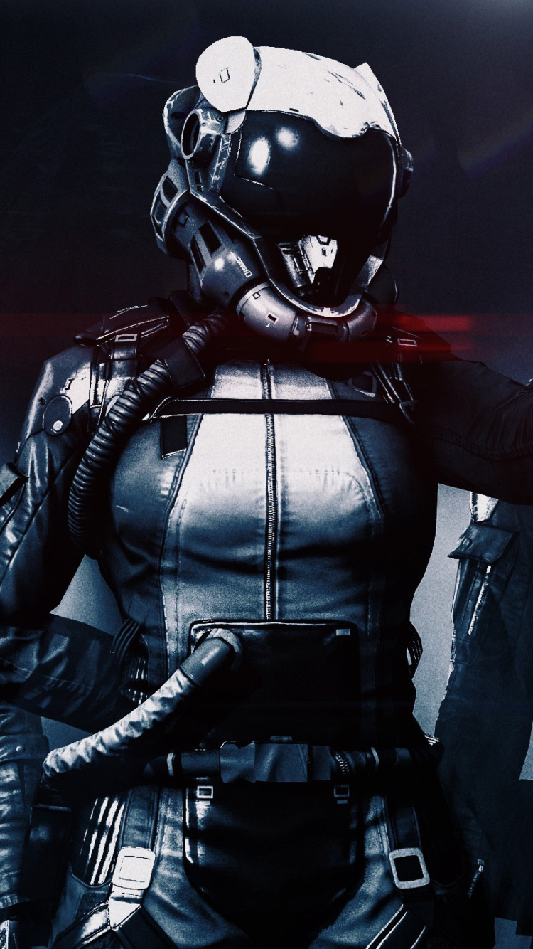 Обои Cyborgs in Helmets 750x1334