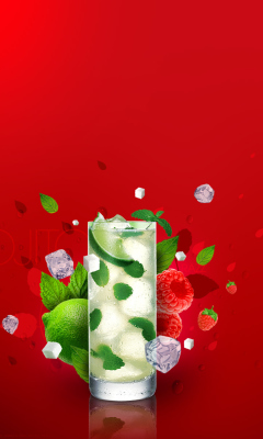 Обои Bacardi Mojito 240x400