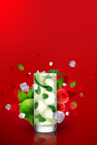 Das Bacardi Mojito Wallpaper 320x480