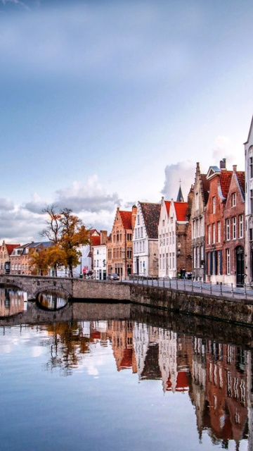 Обои Bruges, Belgium 360x640