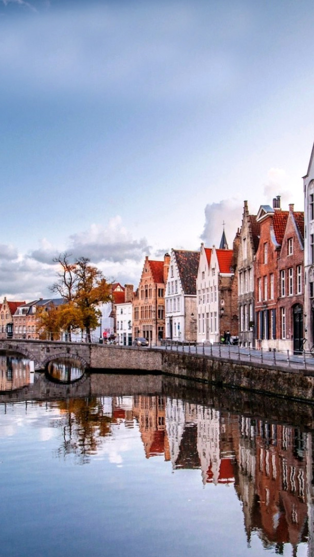 Sfondi Bruges, Belgium 640x1136