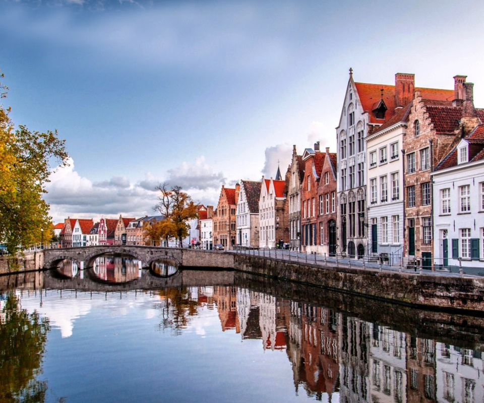 Das Bruges, Belgium Wallpaper 960x800