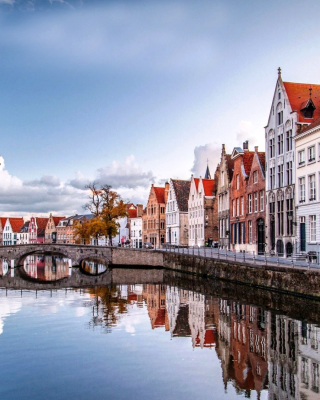 Bruges, Belgium papel de parede para celular para iPhone 4S