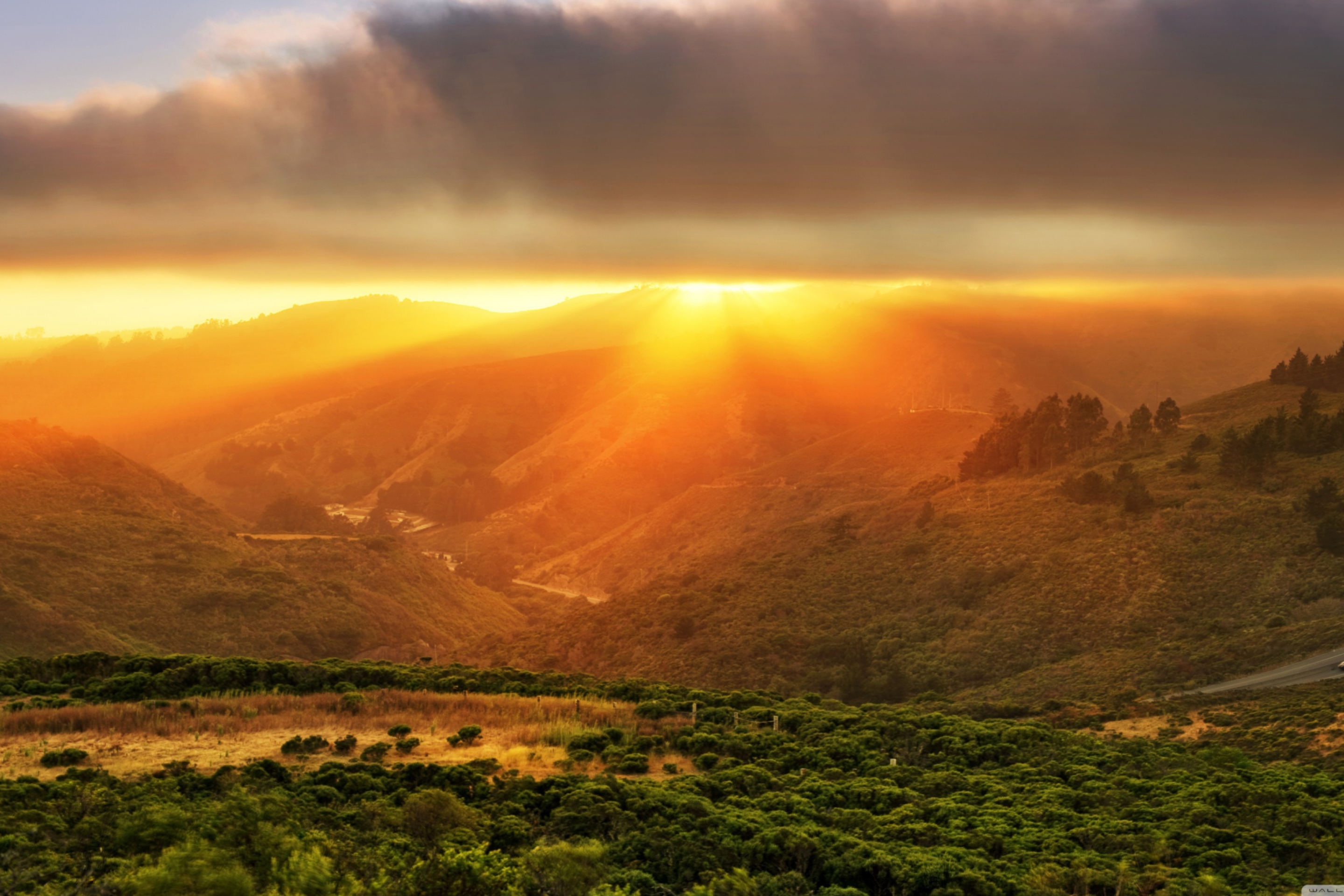 Sunset Over California wallpaper 2880x1920