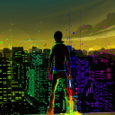 Screenshot №1 pro téma Big City Colorful Illustration 128x128