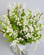 Lily Of The Valley Bouquet wallpaper 176x220