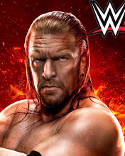 WWE 2K15 Triple H wallpaper 176x220