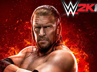 WWE 2K15 Triple H wallpaper 320x240
