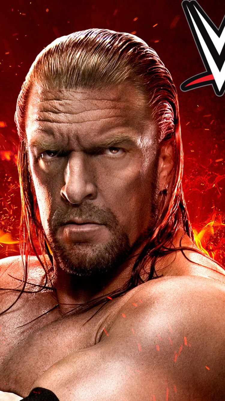 WWE 2K15 Triple H wallpaper 750x1334