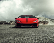 Fondo de pantalla Lamborghini Huracan LP 610 4 Red 220x176