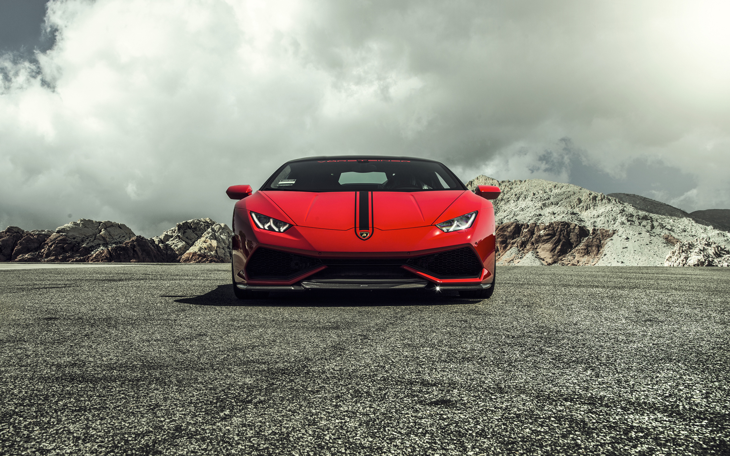Fondo de pantalla Lamborghini Huracan LP 610 4 Red 2560x1600