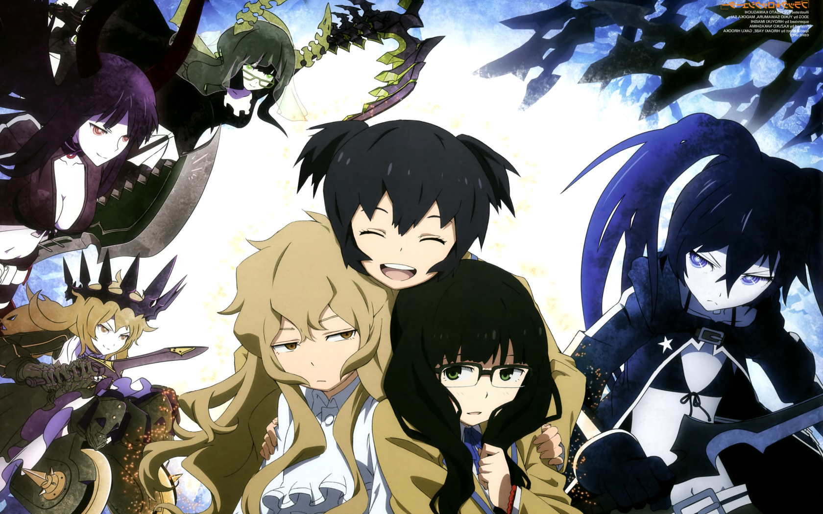 Screenshot №1 pro téma Black Rock Shooter Anime 1680x1050