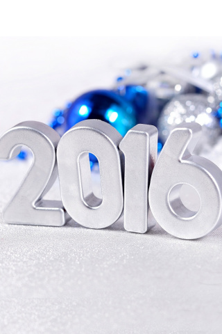 Sfondi 2016 New Year 320x480