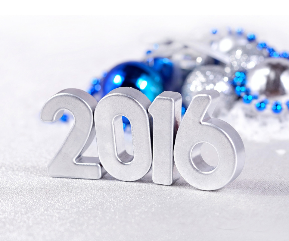 Sfondi 2016 New Year 960x800