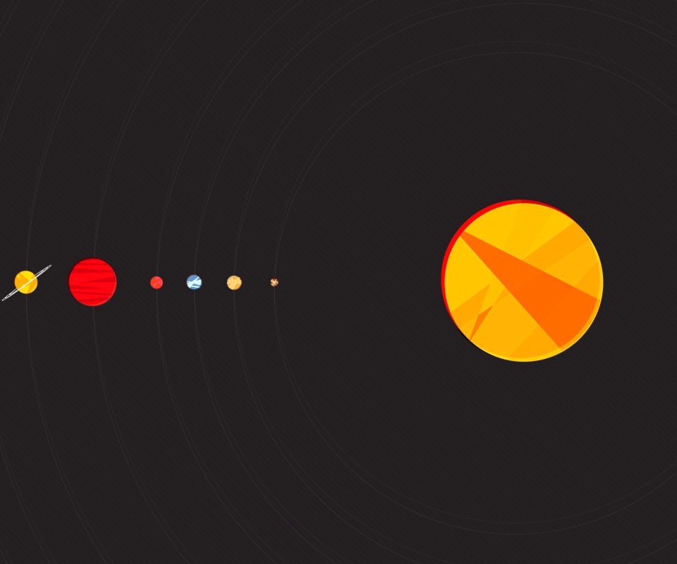 Das Solar System with Uranus Wallpaper 960x800