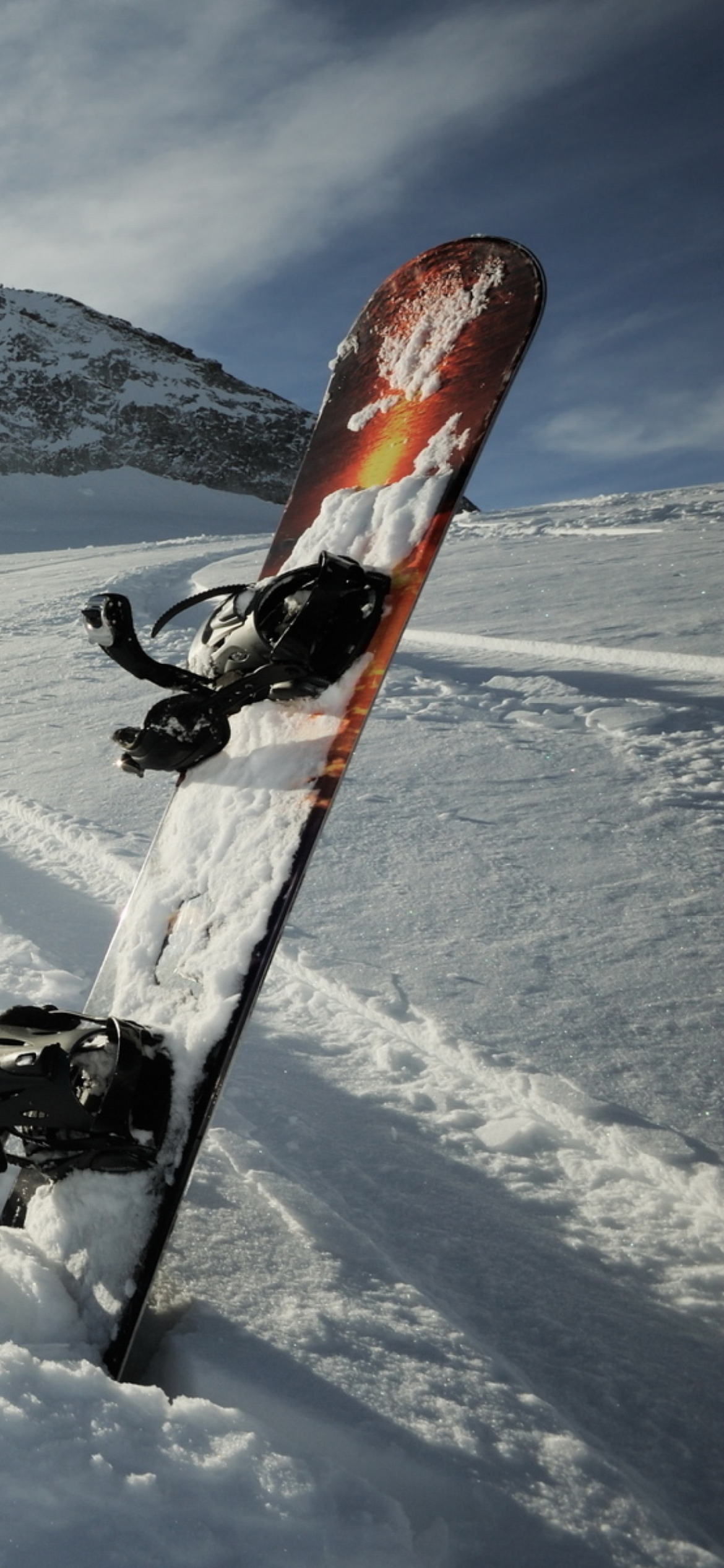 Fondo de pantalla Snowboard Winter Sport 1170x2532