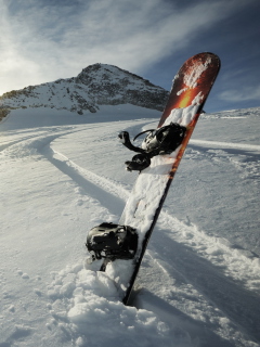 Обои Snowboard Winter Sport 240x320