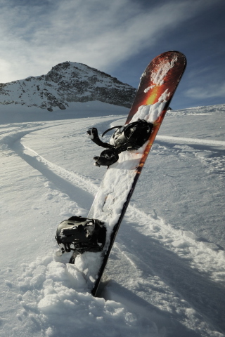 Обои Snowboard Winter Sport 320x480