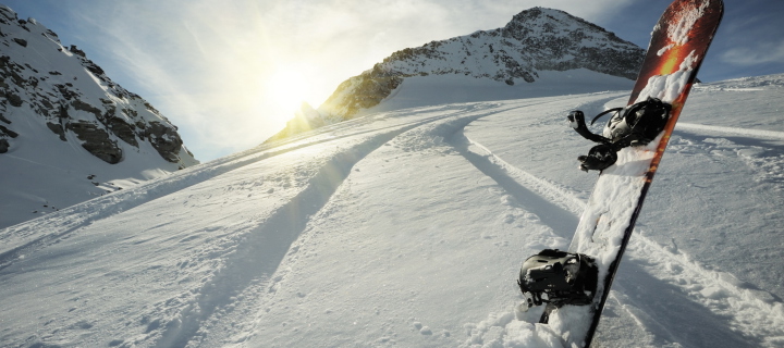 Fondo de pantalla Snowboard Winter Sport 720x320