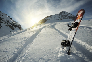 Snowboard Winter Sport - Obrázkek zdarma pro HTC One V