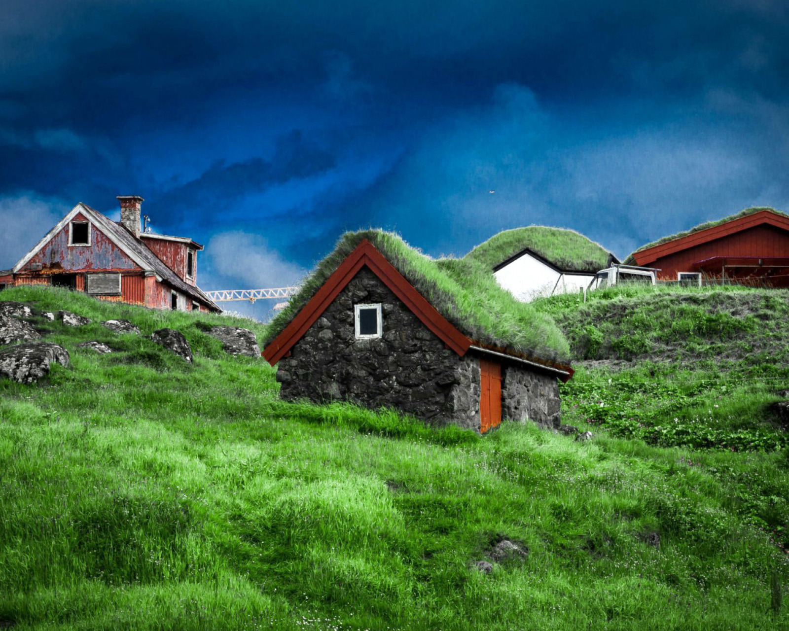 Обои Torshavn Capital of Faroe Islands 1600x1280