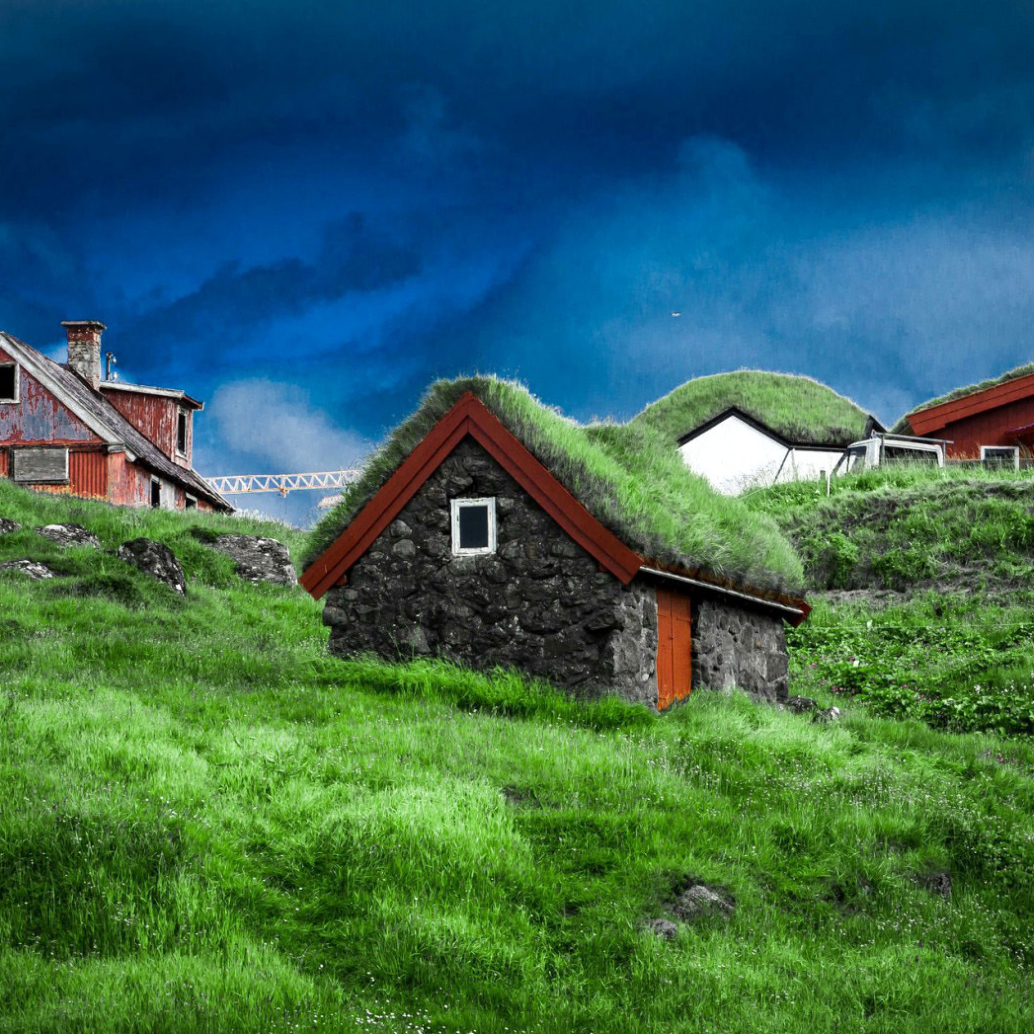Sfondi Torshavn Capital of Faroe Islands 2048x2048