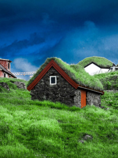 Screenshot №1 pro téma Torshavn Capital of Faroe Islands 240x320