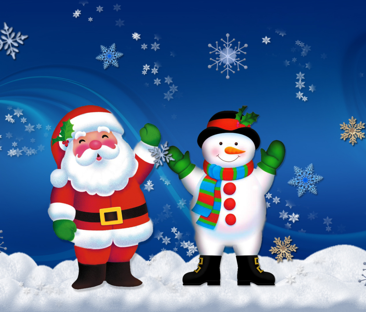 Fondo de pantalla Hoo Hoo Christmas 1200x1024