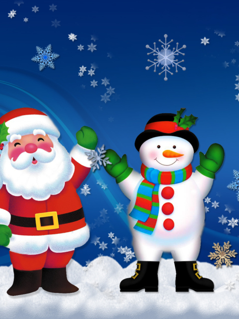 Hoo Hoo Christmas wallpaper 480x640