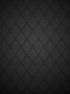 Black Baroque Pattern screenshot #1 240x320