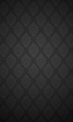 Black Baroque Pattern screenshot #1 240x400