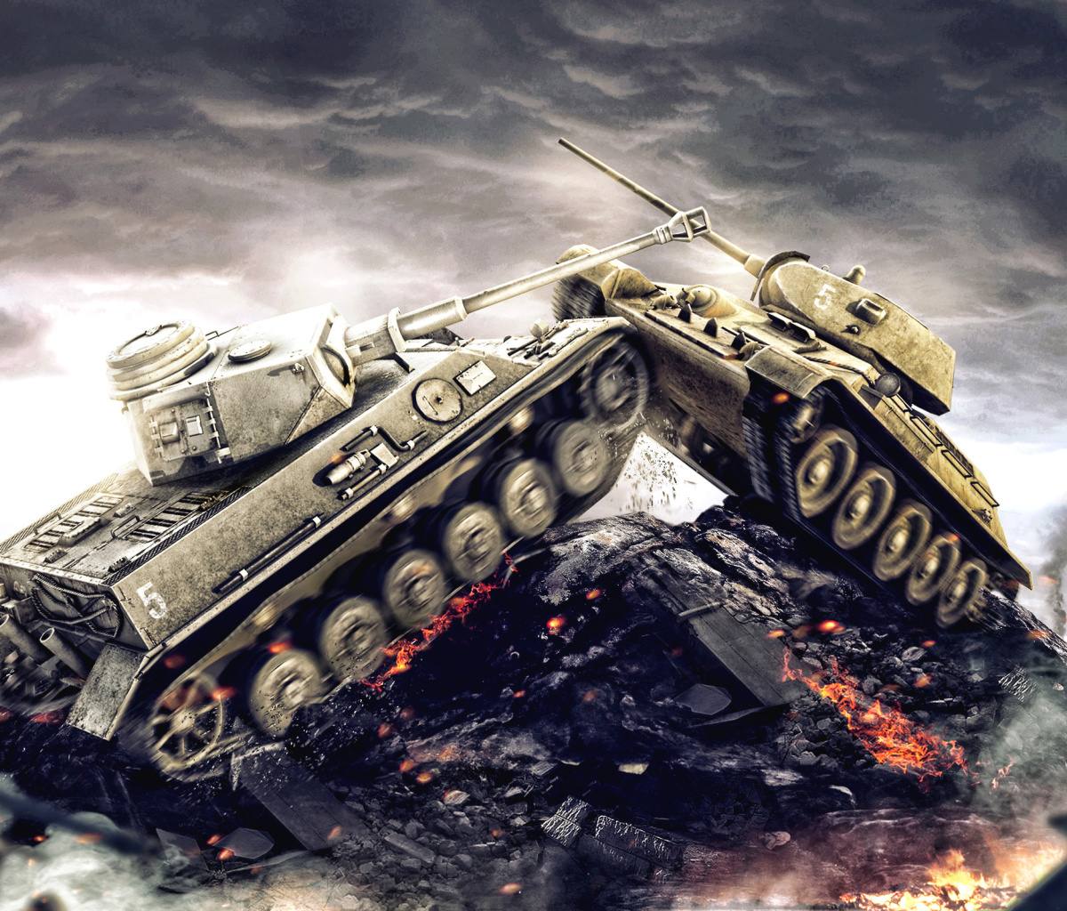 Das World of Tanks - WOT Wallpaper 1200x1024