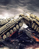 Fondo de pantalla World of Tanks - WOT 128x160