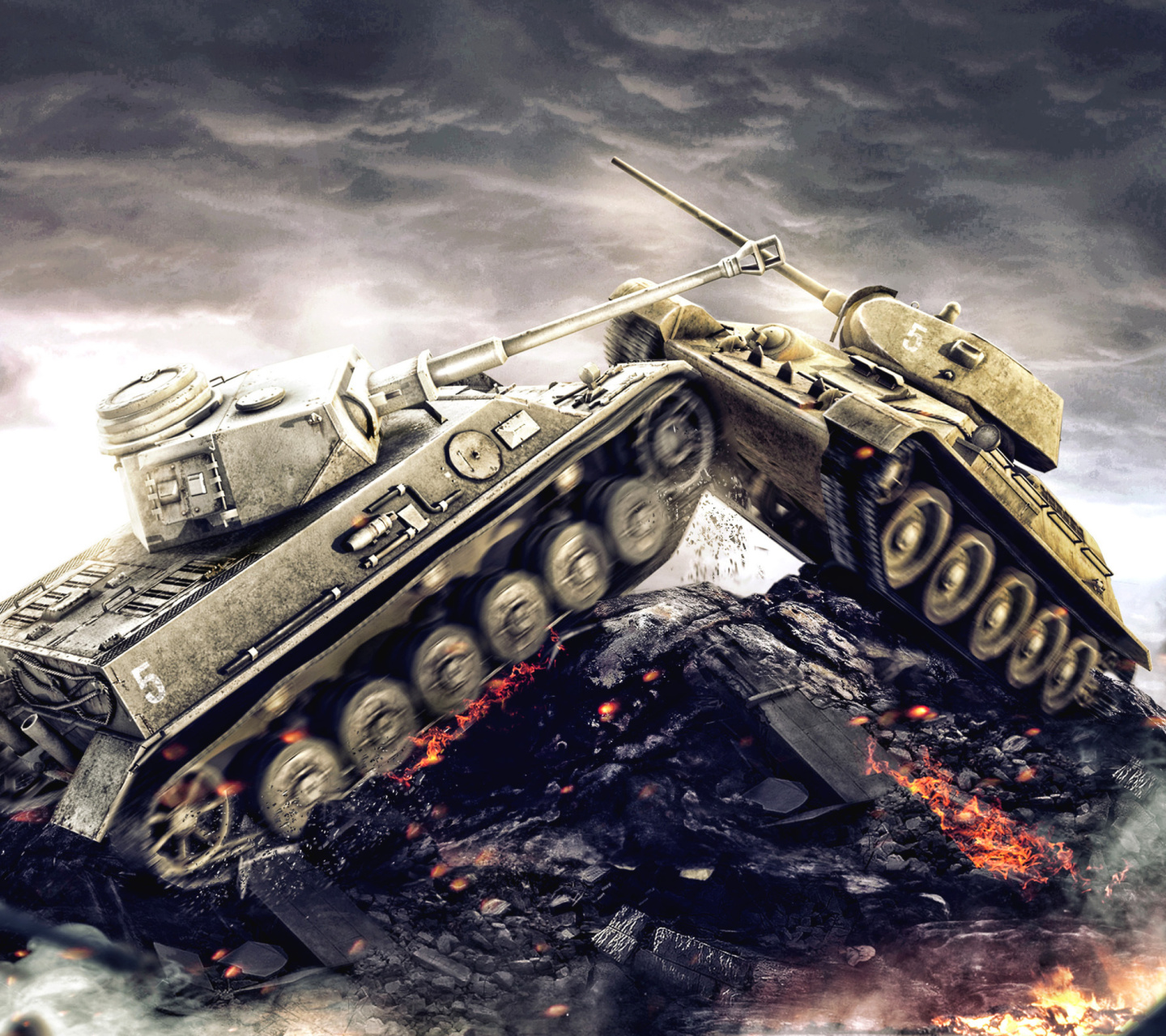 Sfondi World of Tanks - WOT 1440x1280